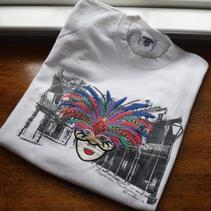 Unique Mardi Gras Multi-Media 1995 Sweatshirt